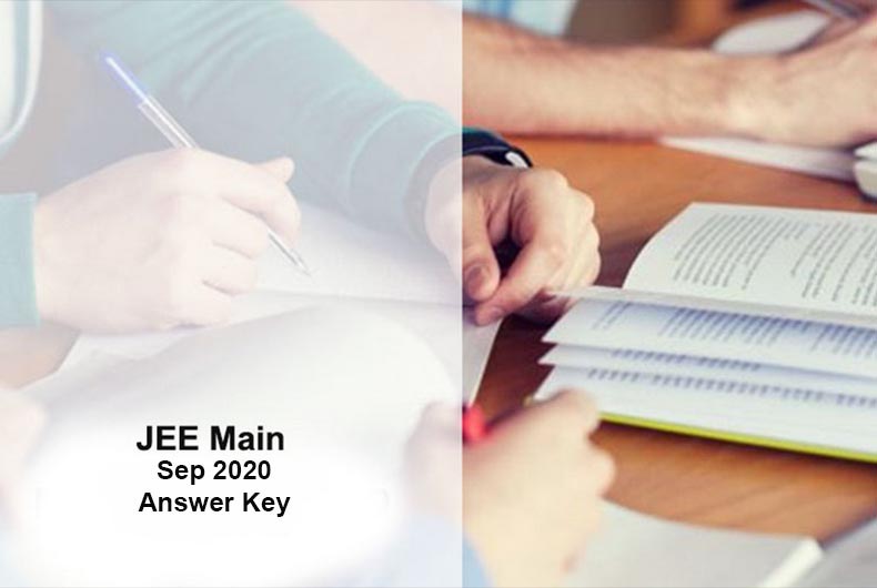 JEE Main Sep 2020 Answer Key