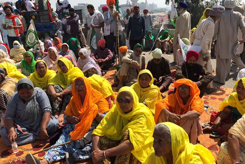 Women Participating Farmers Protest