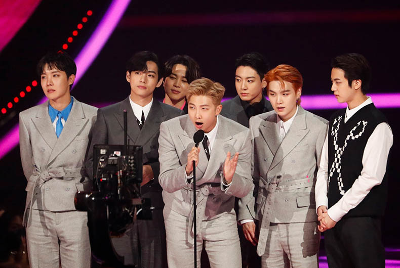 Top US Music Award for BTS