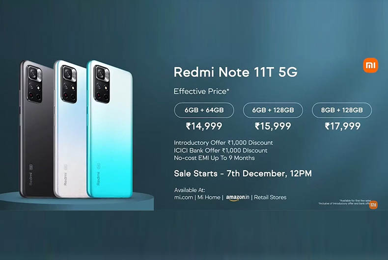 Redmi Note 11T 5G