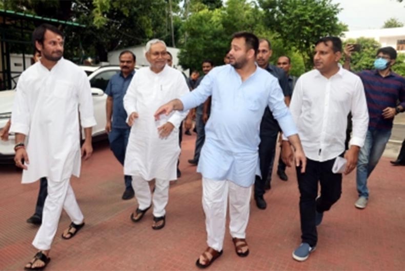 Nitish Resigns