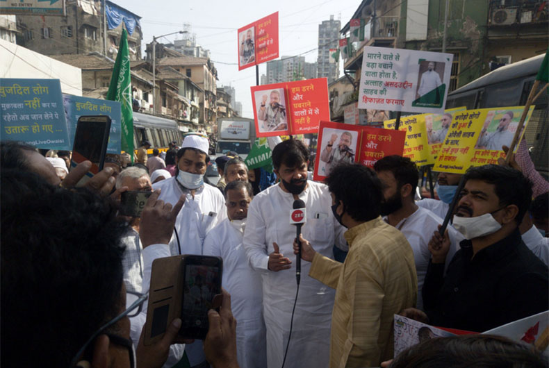 AIMIM Protest