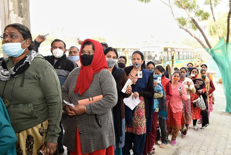 UP First Phase Polling Percentage