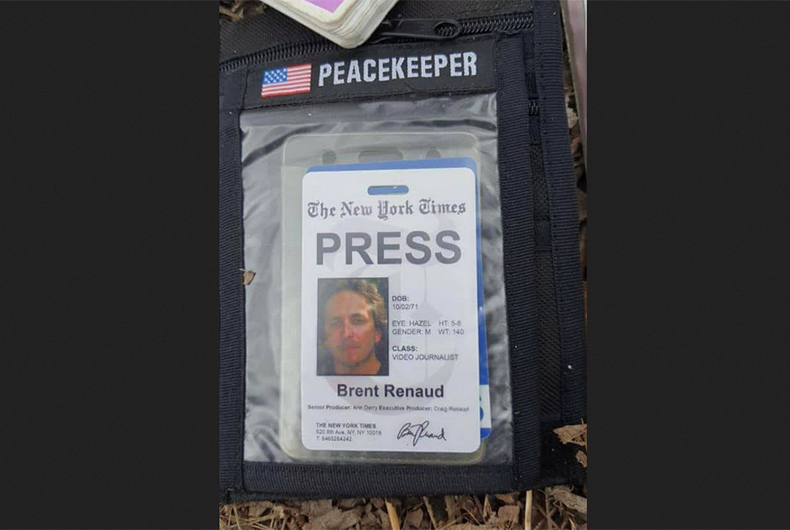 Journalist killed bu Russians