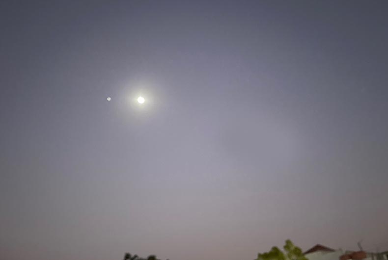 Moon Jupiter Conjunction Today