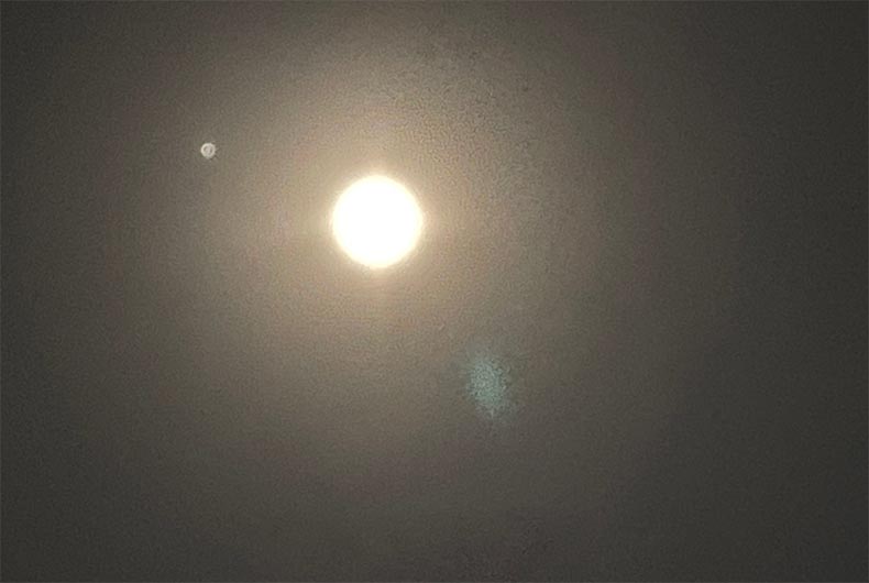 Watch Video: Jupiter hovers near the Moon in rare astral vista