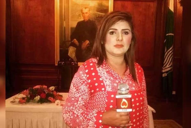 Channel Five reporter crushed to death after falling from Imran's container during long march