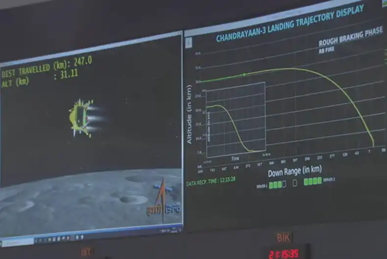 In Pictures: Final Moments of Chandrayaan-3 Landing on Moon