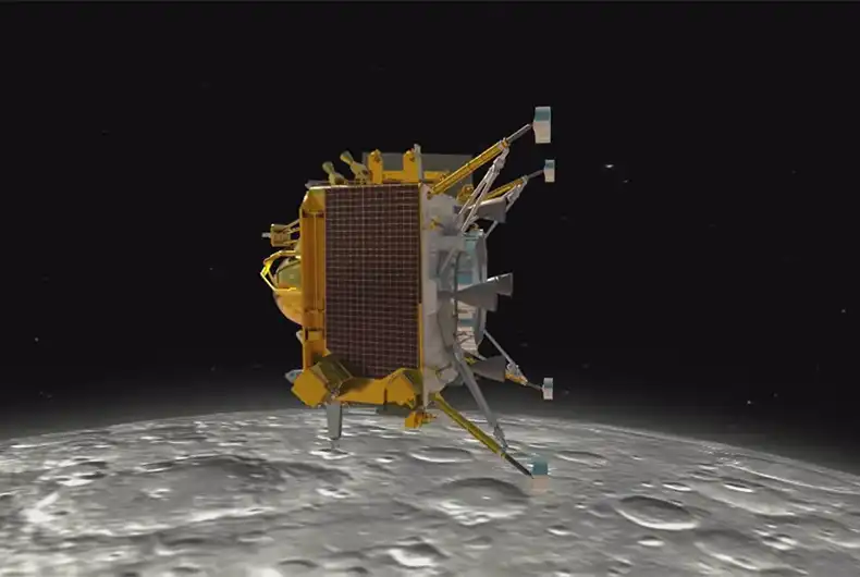 In Pictures: Final Moments of Chandrayaan-3 Landing on Moon
