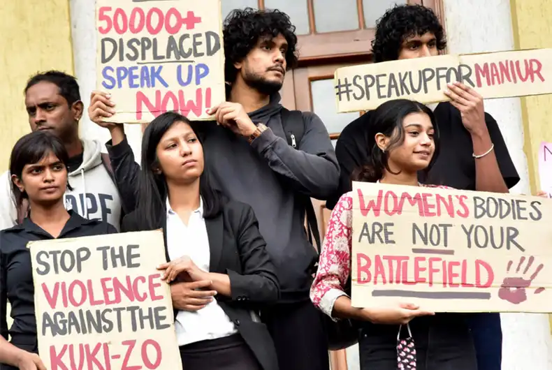 Kargil war veteran’s wife among two Kuki women paraded naked in Manipur