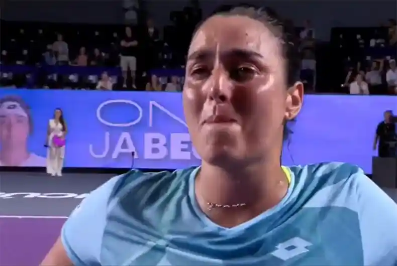 Watch: Ons Jabeur breaks down recalling killing of Palestinian children in Gaza