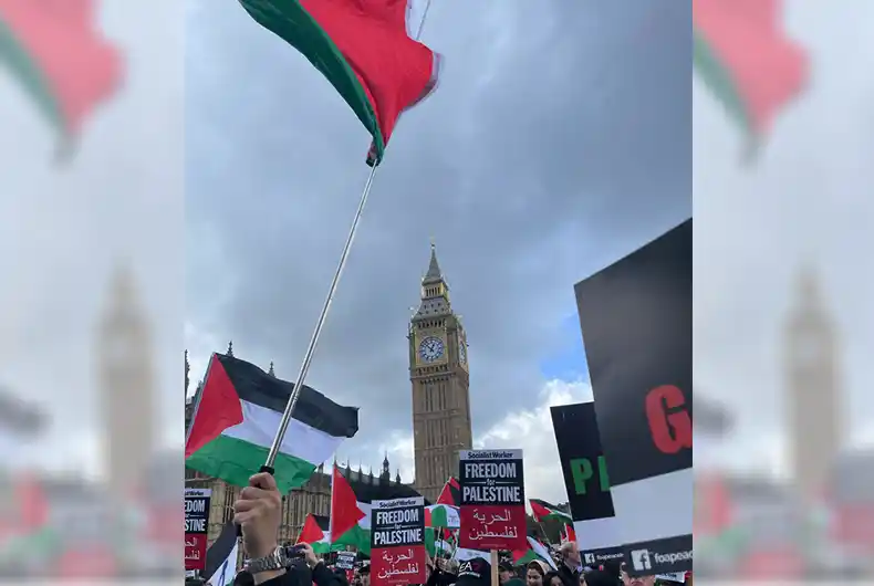 How many kids you kill today? Britons ask Biden, Rishi as Israel bomb Palestinians