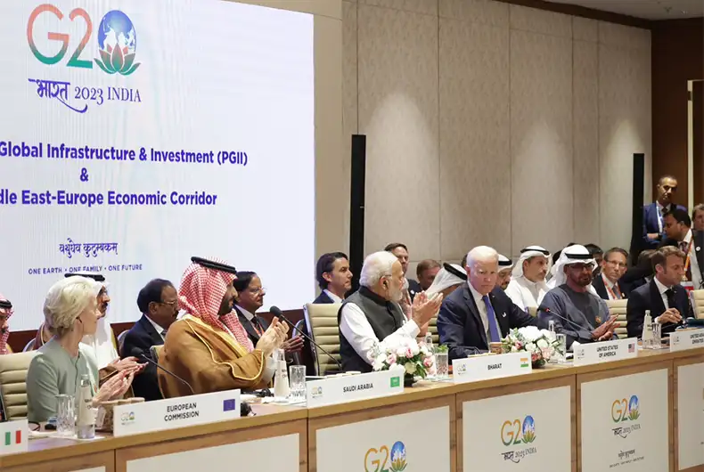 G20 leaders launch India-Middle East-Europe Economic Corridor