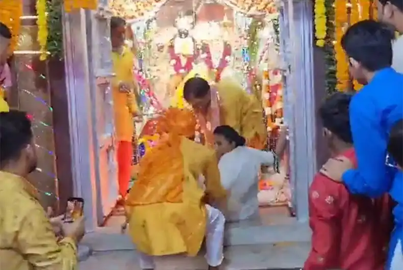 Watch: Titular Queen of Panna Jiteshwari Devi dragged out of temple