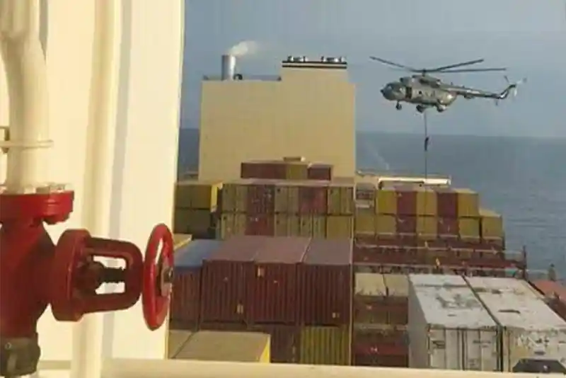 17 Indians onboard Israeli-linked cargo ship seized by Iran