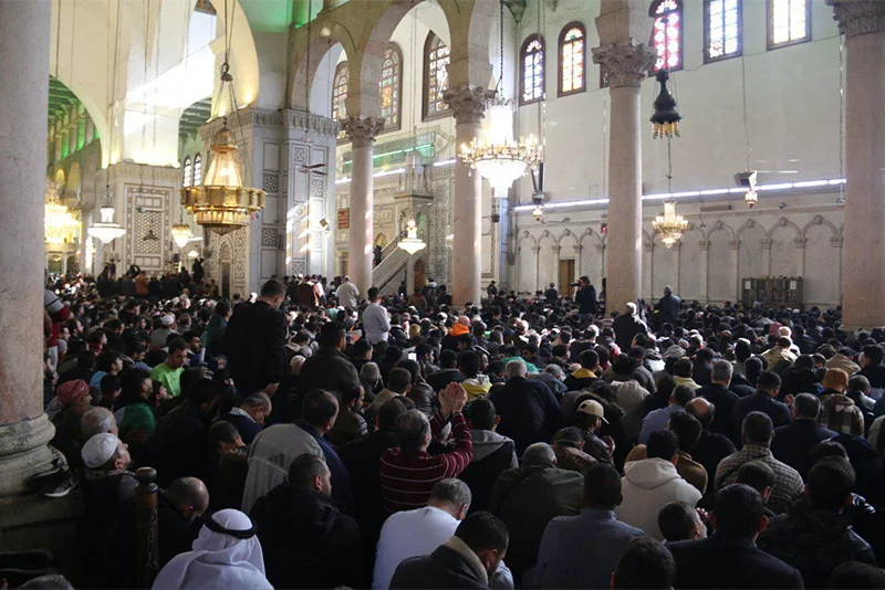 Pictures & Videos: Umayyad Mosque Damascus 1st Friday after fall of Assad regime
