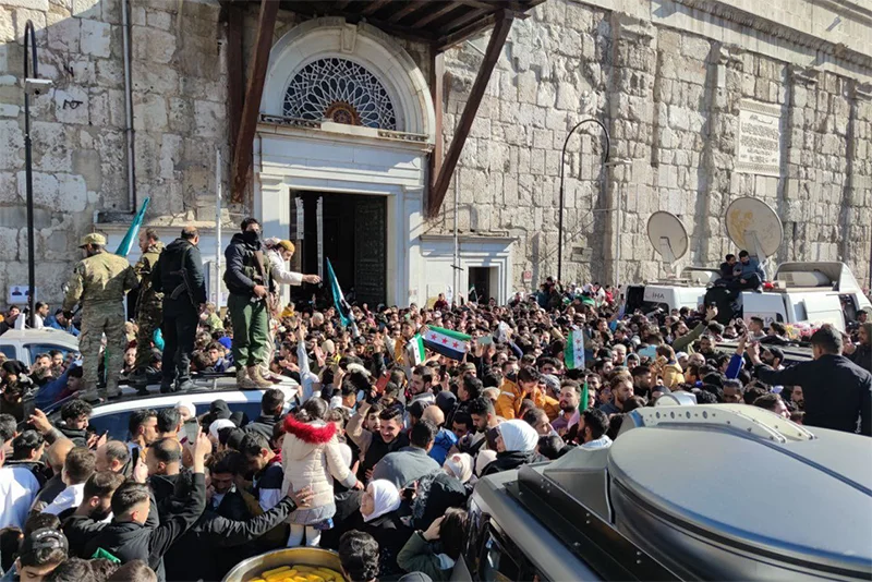 Pictures & Videos: Umayyad Mosque Damascus 1st Friday after fall of Assad regime