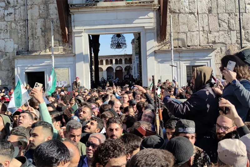 Pictures & Videos: Umayyad Mosque Damascus 1st Friday after fall of Assad regime