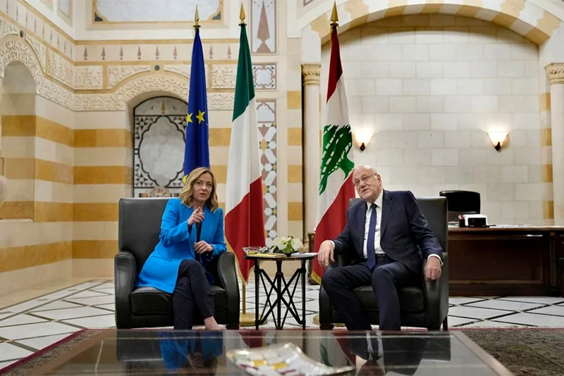 Meloni visits Lebanon after Israeli attacks on Christians, UNIFIL