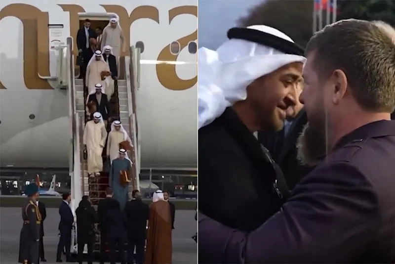 'No Protocol. We're Brothers': Watch Chechen President greeting his UAE counterpart