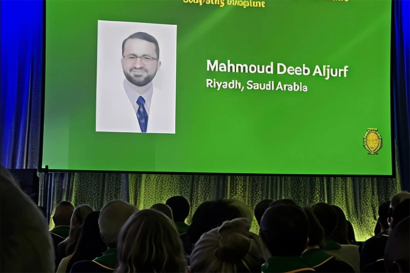 Saudi national 1st non-US Physician to win Weinberger Prize