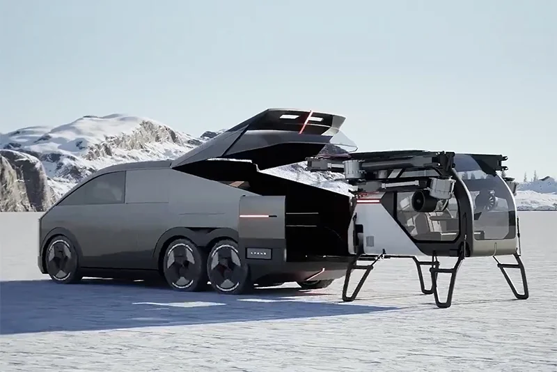 Watch: Xpeng Aero HT showcases 'Modular Flying Car' at CES 2025