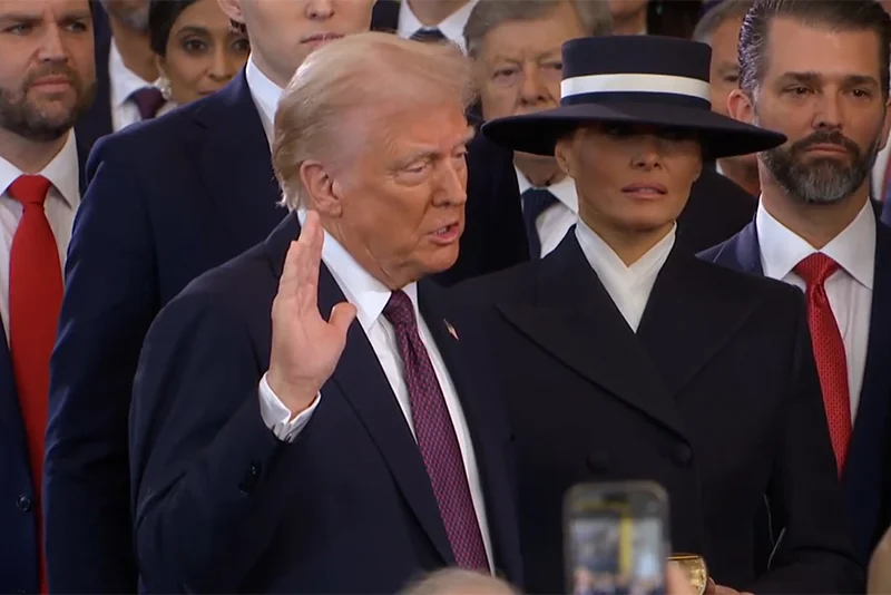 In Pictures: Donald Trump Takes Oath as 47th U.S. President
