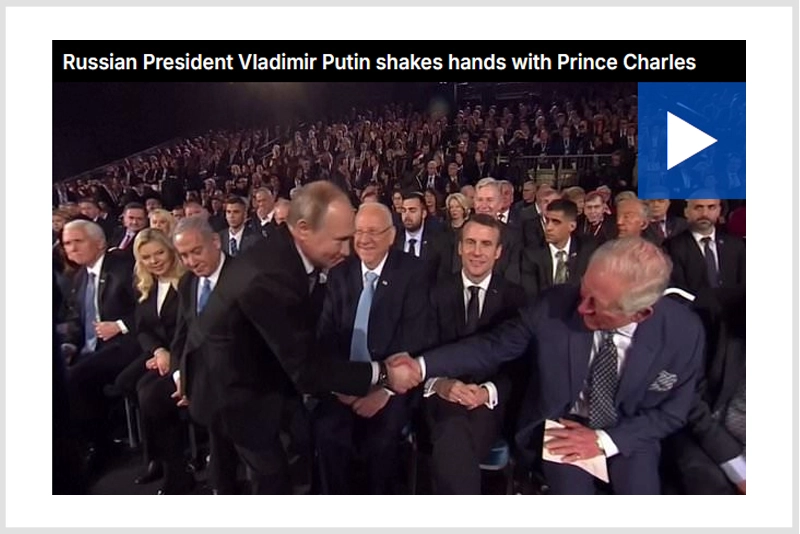 Fact Check: Netanyahu doesn’t stand up to welcome Putin