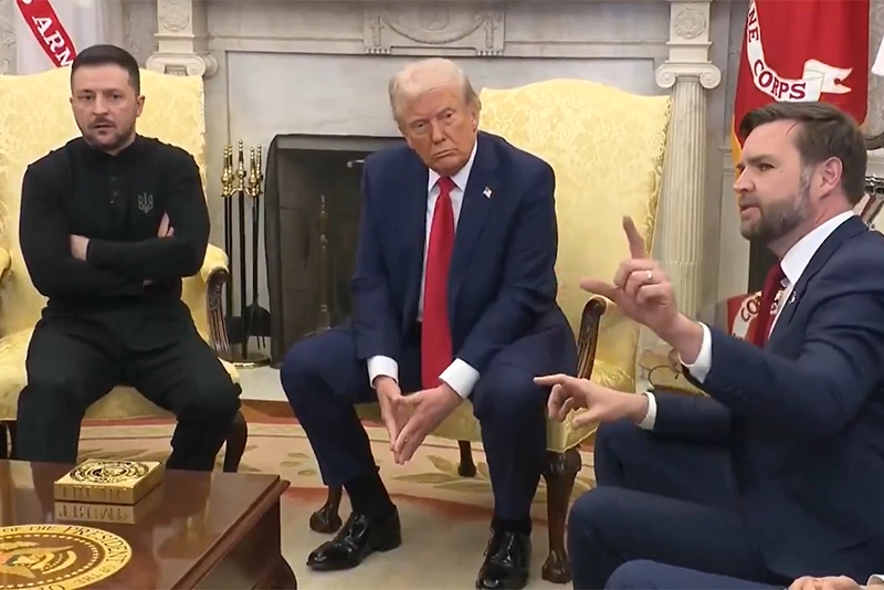 Watch: When Zelensky gives Trump taste of his own pill