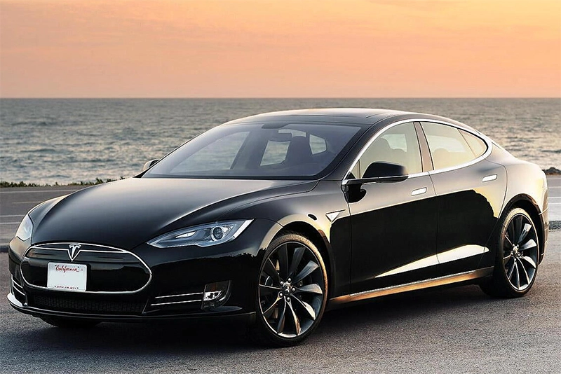 In mark of support for Musk, Trump buys Tesla car