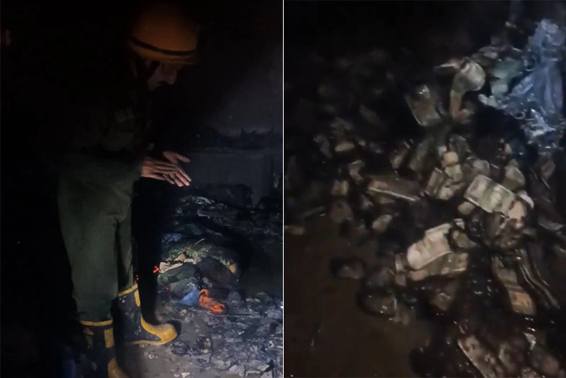 SC releases video, photos of burning cash at Justice Varma's residence