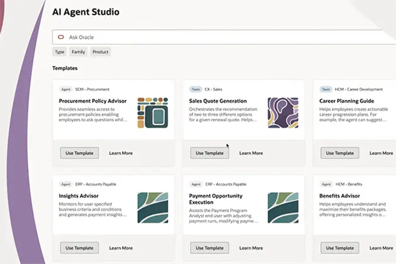 Oracle launches AI Agent Studio for Fusion Applications