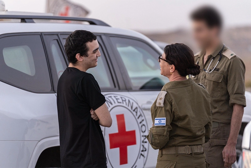 Watch: Hamas sets free American captive in goodwill gesture